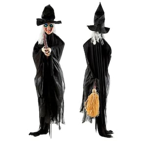 Boneco Halloween Bruxa Alcina com Som e Luz