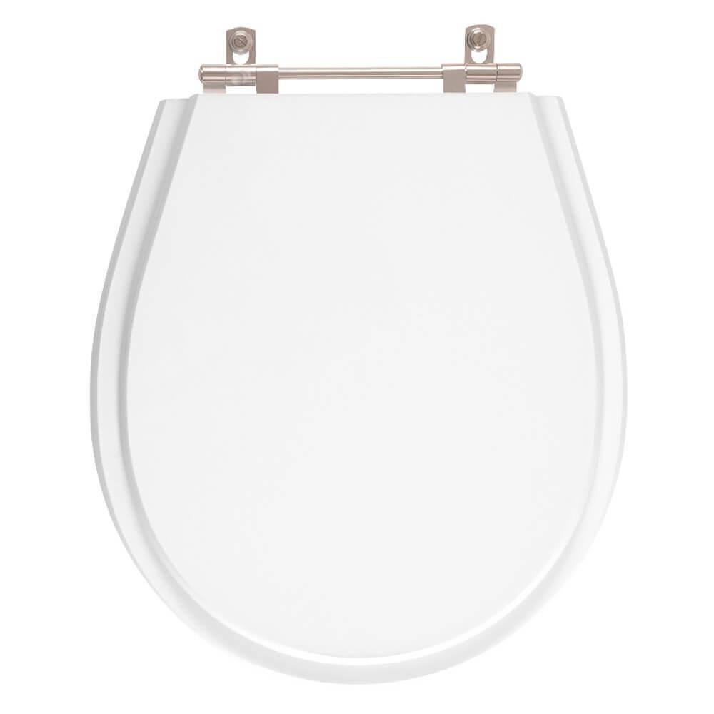 Tampa de Vaso Poliéster Avalon Branco para bacia Ideal Standard