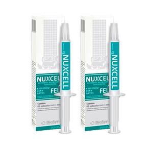 Combo 2 Suplemento Nutricional Nuxcell Fel Ampola 2g Para Gatos