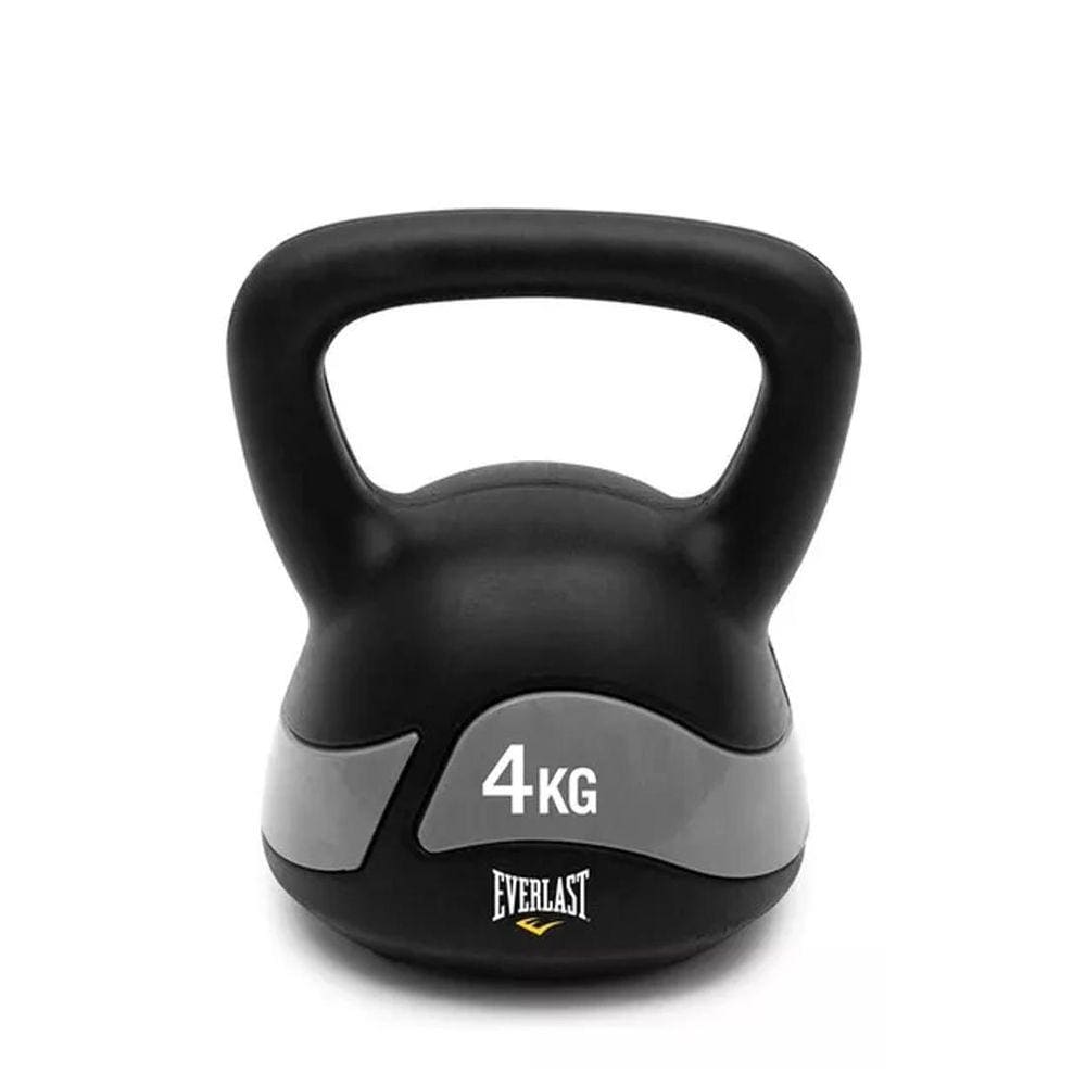 Kettlebell 4Kg Everlast Revestido PVC De Alta Resistência