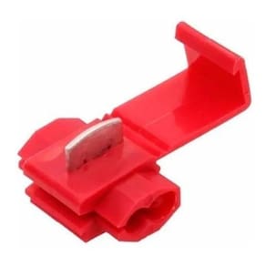 250Pçs Conector Derivação Emenda Fios Vermelho 0,5 Até 1,5Mm