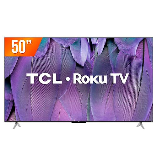 Smart TV LED 50" Ultra HD 4K TCL Roku 50RP630 Comando de Voz HDR 4 HDMI 1 USB Wi-Fi