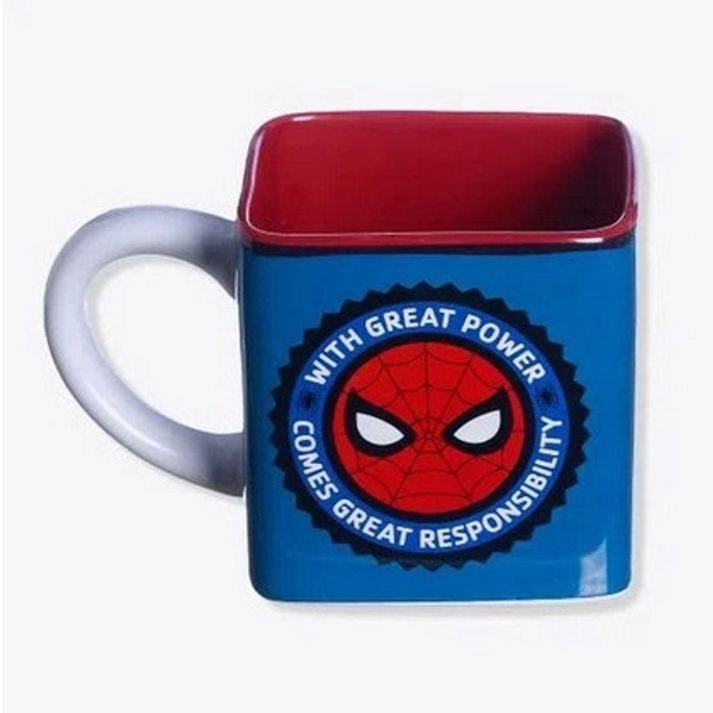 Caneca Cubo - Homem Aranha 300ml – Marvel
