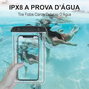 Capa Bolsa A Prova Dágua Impermeável Universal Para Preto