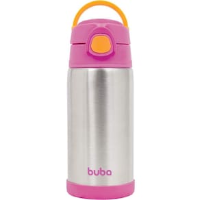 Garrafa Térmica Parede Dupla Rosa - Buba