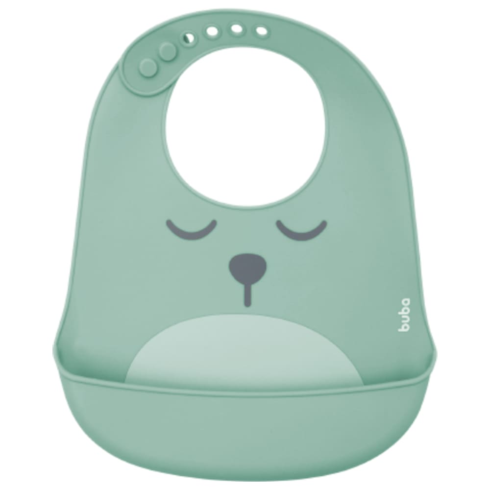 Babador de Silicone Com Pega Migalhas - Buba