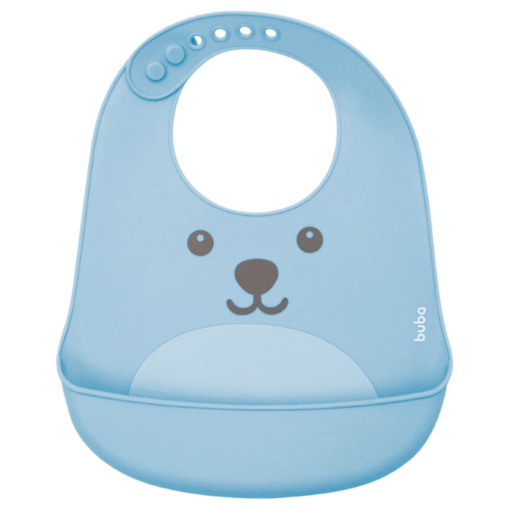 Babador de Silicone Com Pega Migalhas - Buba