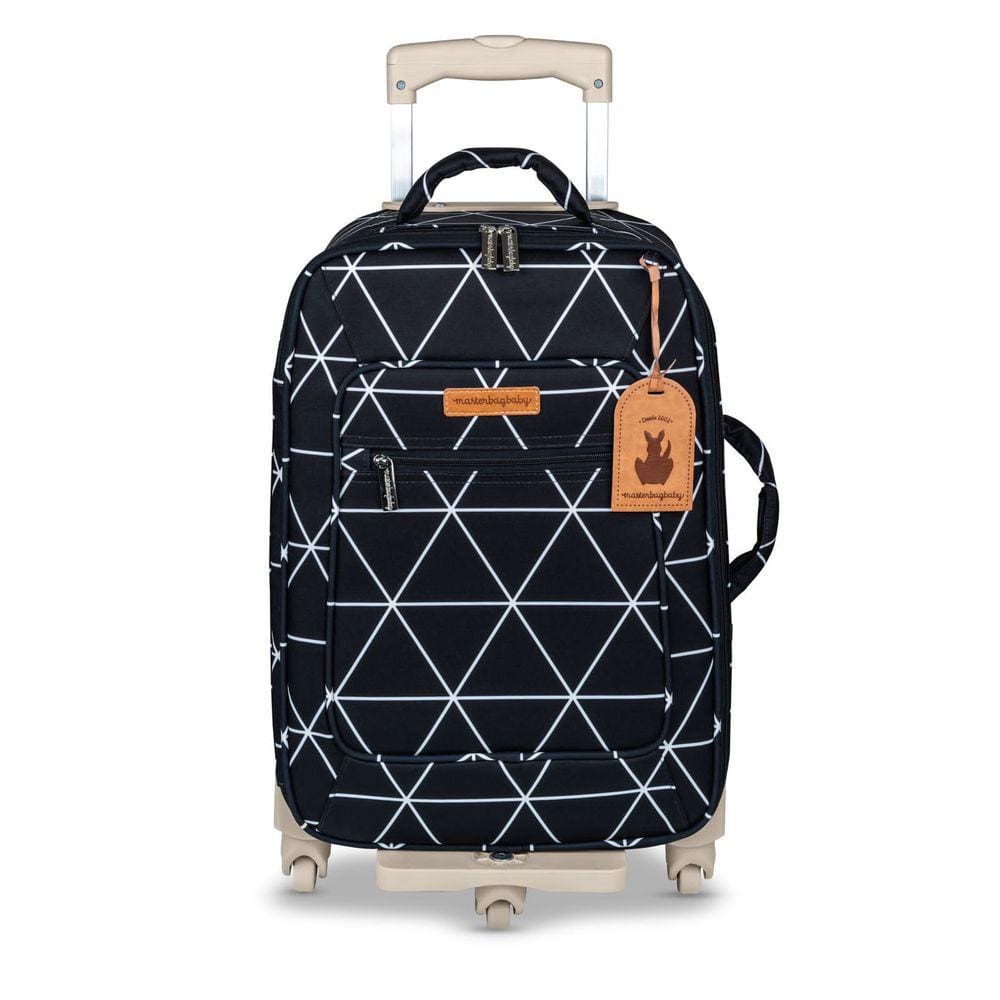Mala de Rodinhas Manhattan Preto - Masterbag Baby