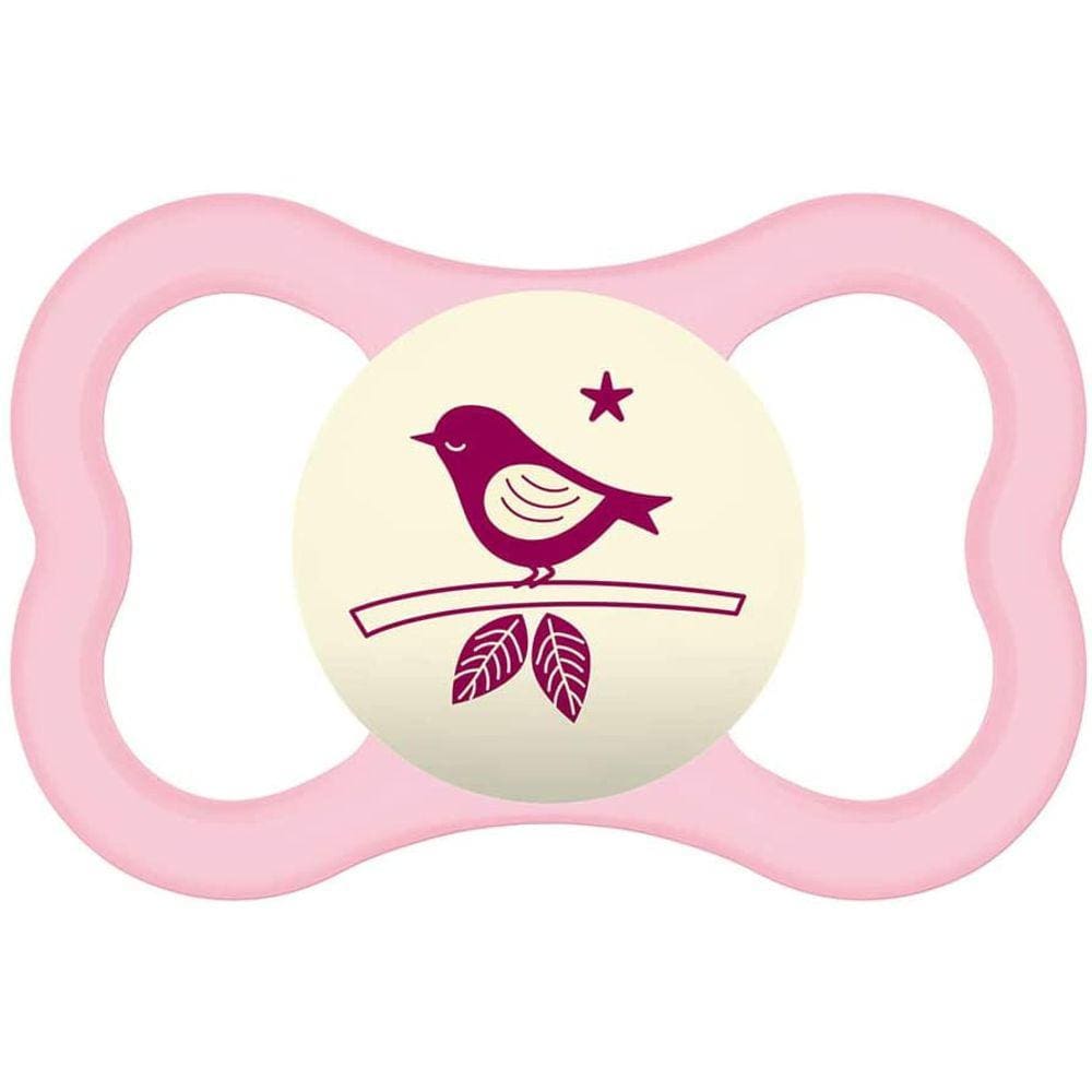 Chupeta Air Night 6+ Rosa Single Box - MAM