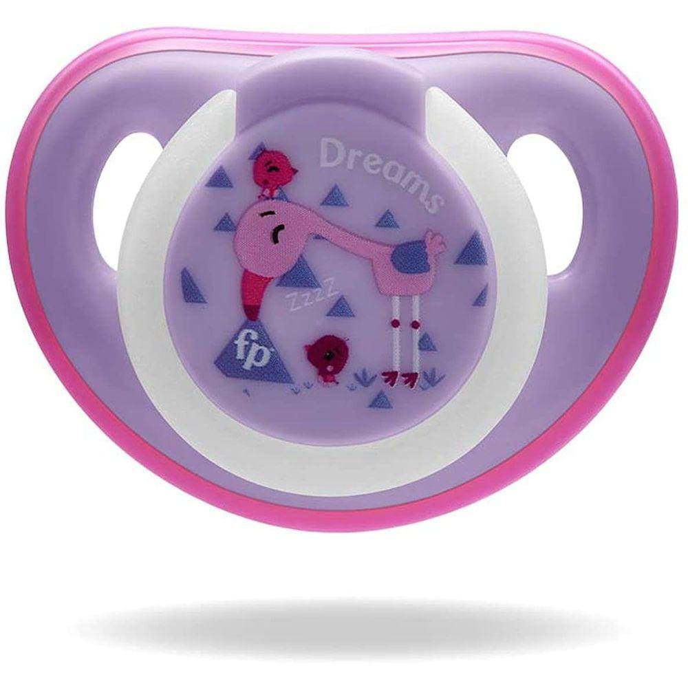 Chupeta First Moments Glow Tam. 1 Rosa - Com Case Esterilizador - Fisher Price