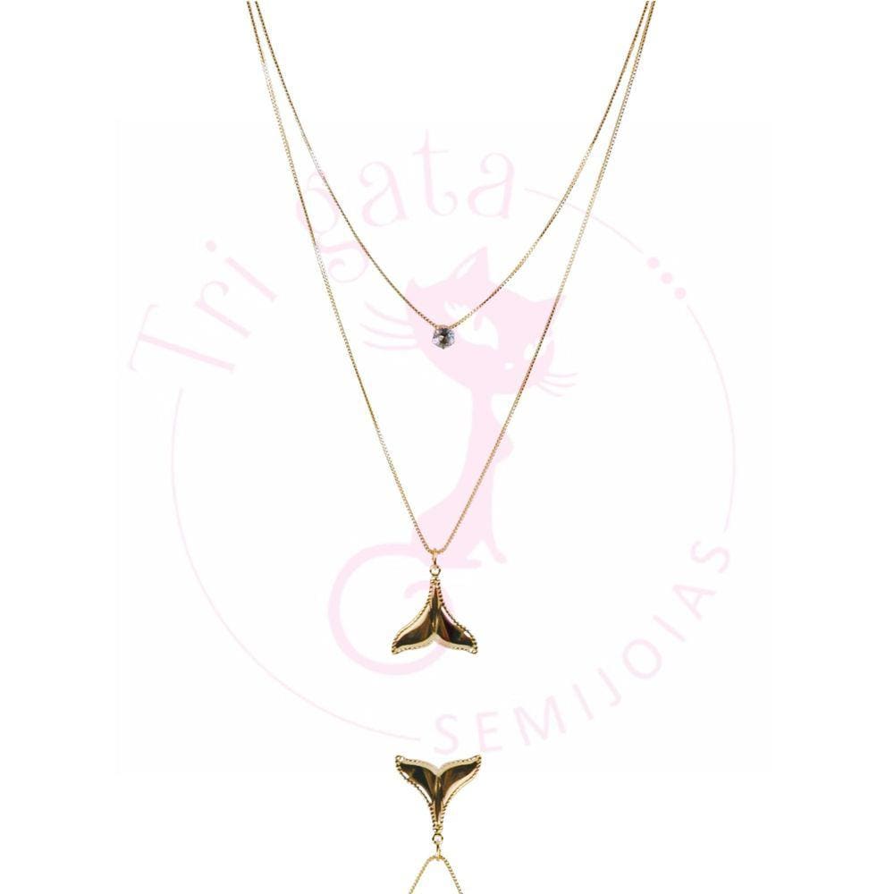 Colar Duplo Rabo de Sereia