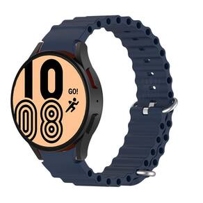 Pulseira Silicone Ondulada Para Smartwatch Galaxy Watch4 44