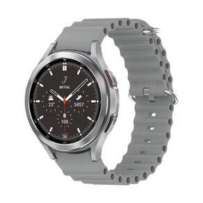 Pulseira Ondulada De Silicone Para Samsung Galaxy Watch4 42