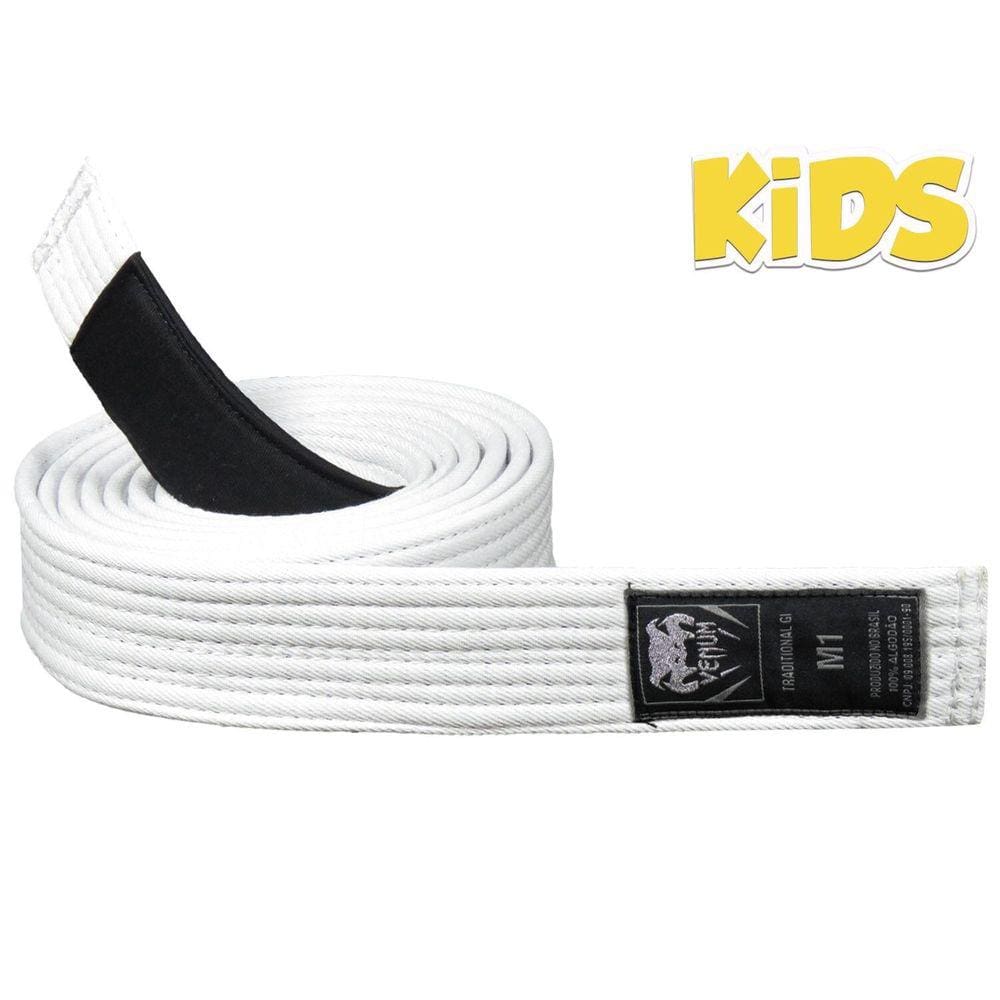 Faixa VENUM Jiu Jitsu BJJ belt Branca ponteira infantil - venum