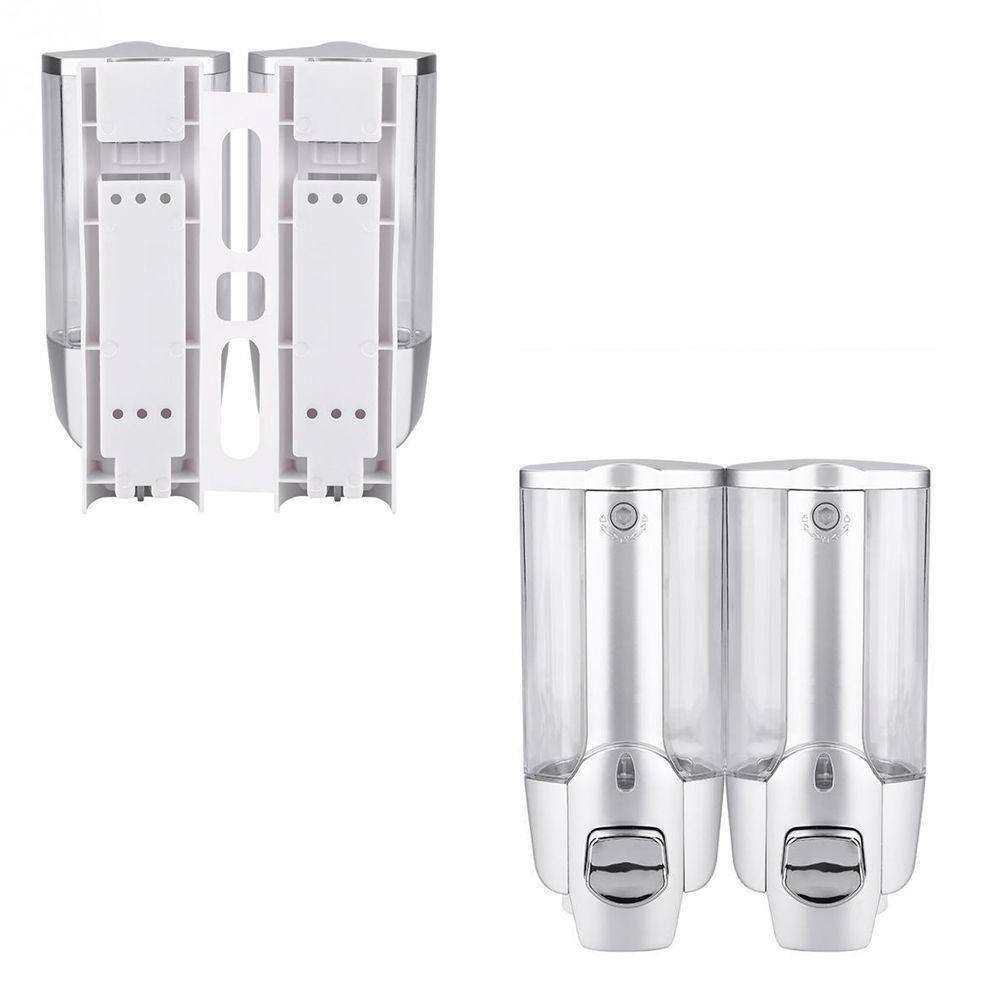 Dispenser Duplo Shampoo 5 Uni Alcool Gel Sabonete Liquido