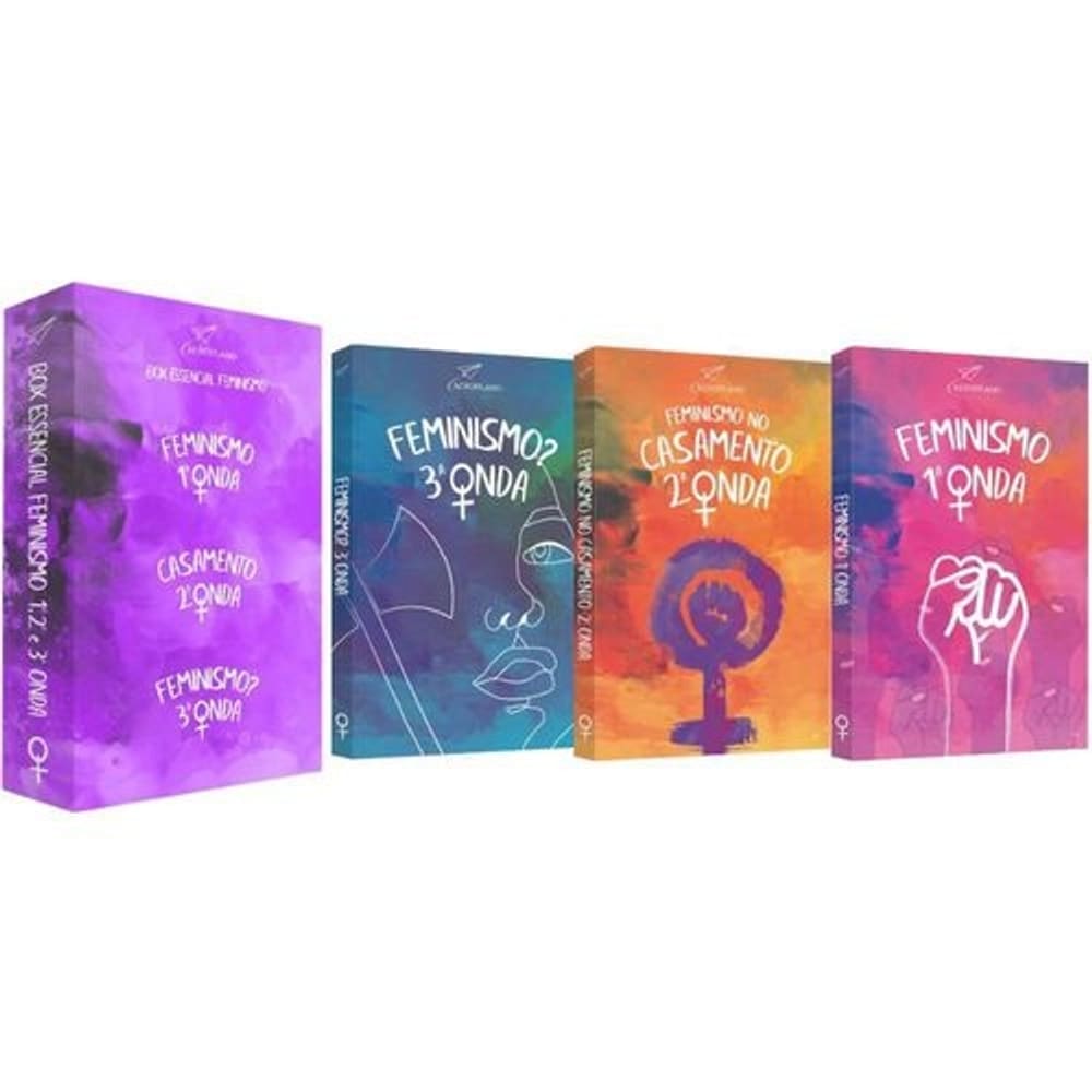 Box Essencial do Feminismo 1, 2 e 3 Onda - Exclusivo - 1ª Ed.