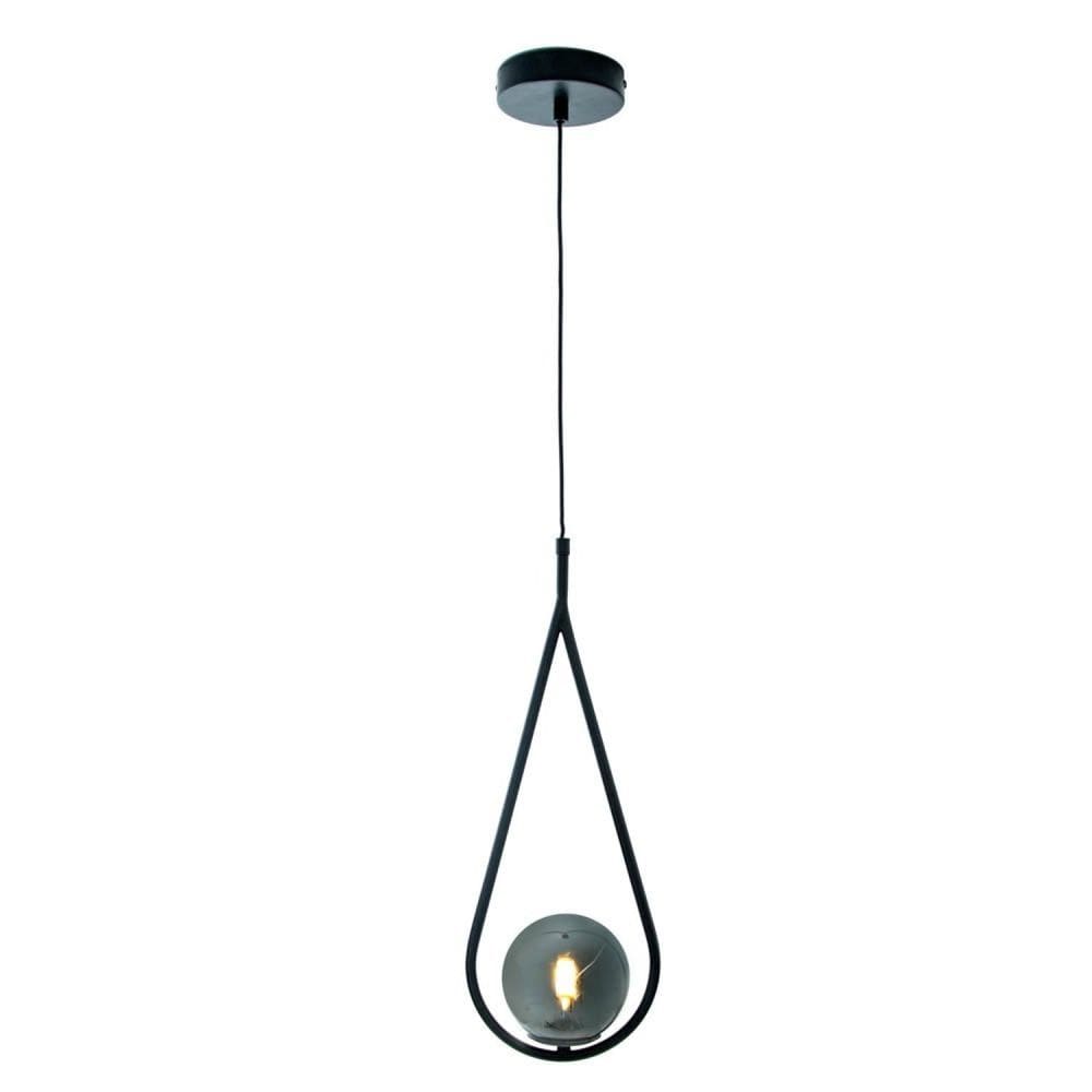 Pendente 1Xg9 25W Pingo Bella Iluminação Preto