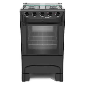 Fogão Mueller 4 Bocas Preto Fosco MFI4BB - Bivolt