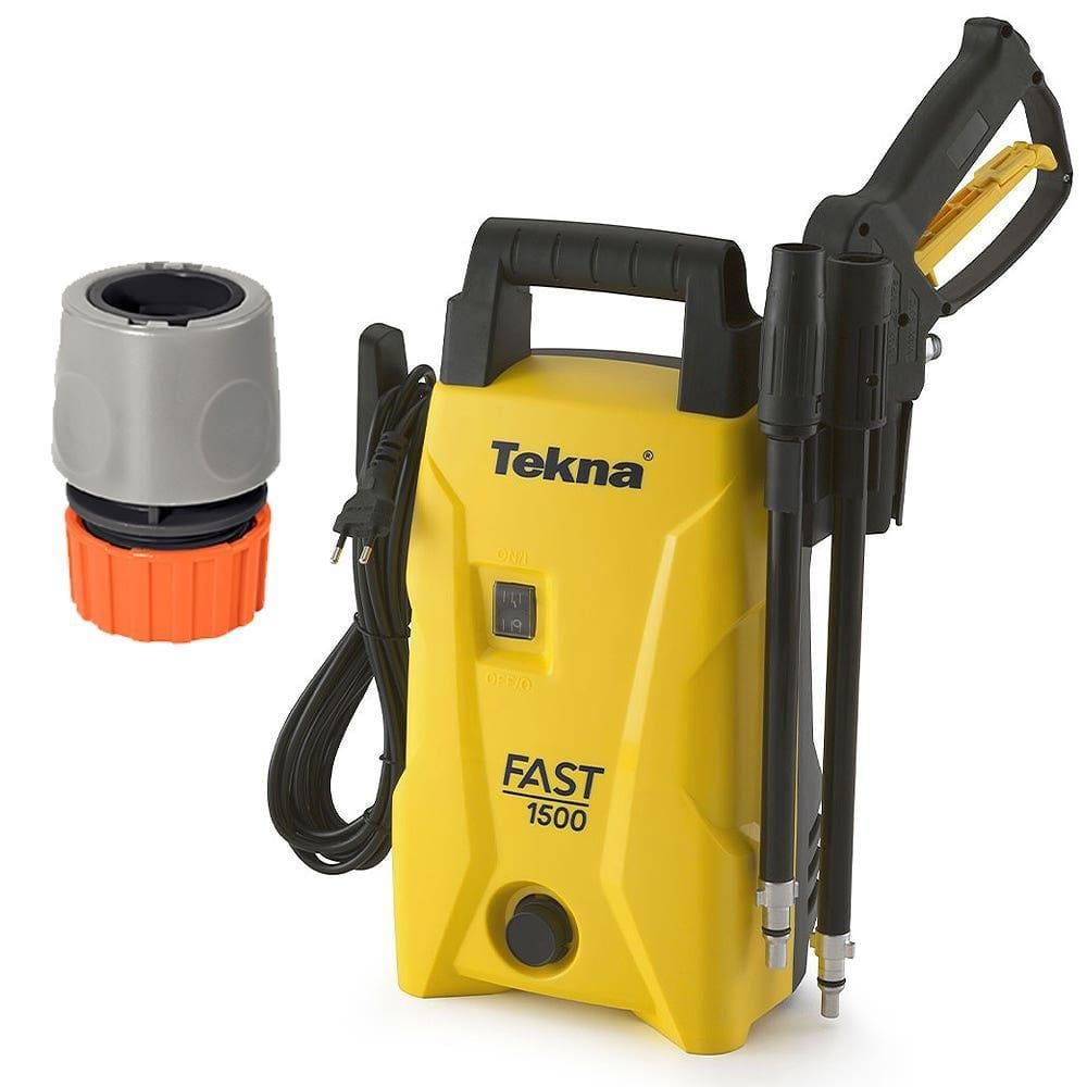 Lavadora de Alta Pressão 1,4 Kw com Alça Fast e Engate Rápido 1500 HLX1001VN TEKNA