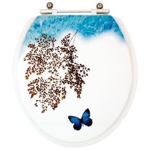 Assento Sanitario Decorado Borboleta Izy Para Vaso Deca