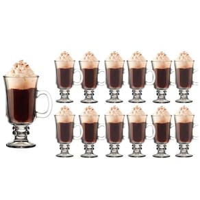 Jogo 12 Taças Vidro Capuccino Café Chocolate 114Ml Lyor