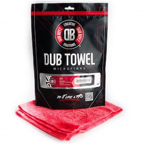 Dub Towel Microfibra Vermelha 400gsm Dub Boy´z 40x40cm