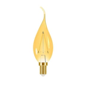 Lâmpada Led Filamento Vela Chama B35 Taschibra E14/e27 220v