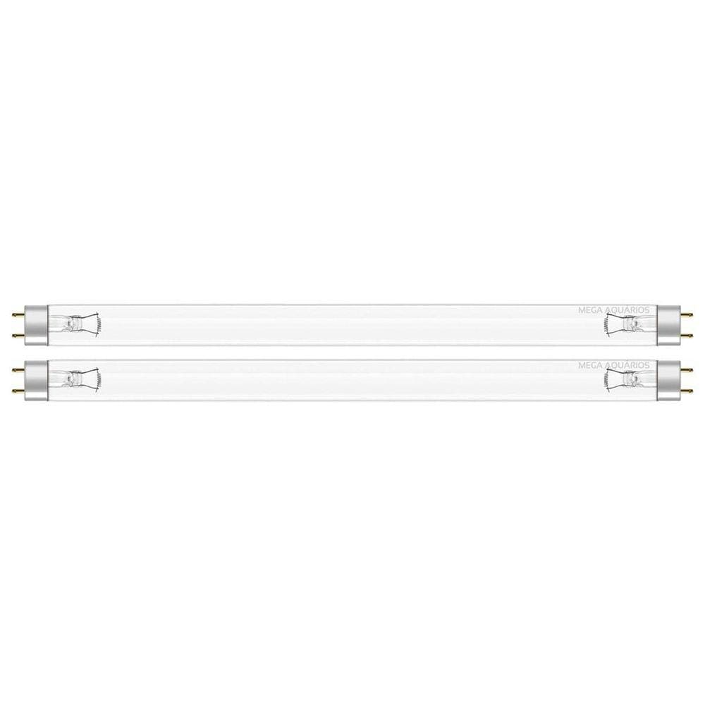 2 Lampadas T8 Fluorescentes 55W Uv Germicida Aquários 90Cm