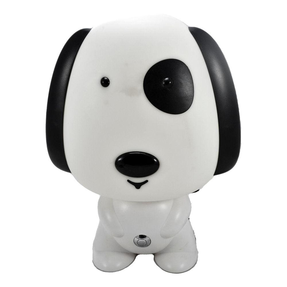Luminária de Mesa Infantil Cachorro Fofo Com Relógio