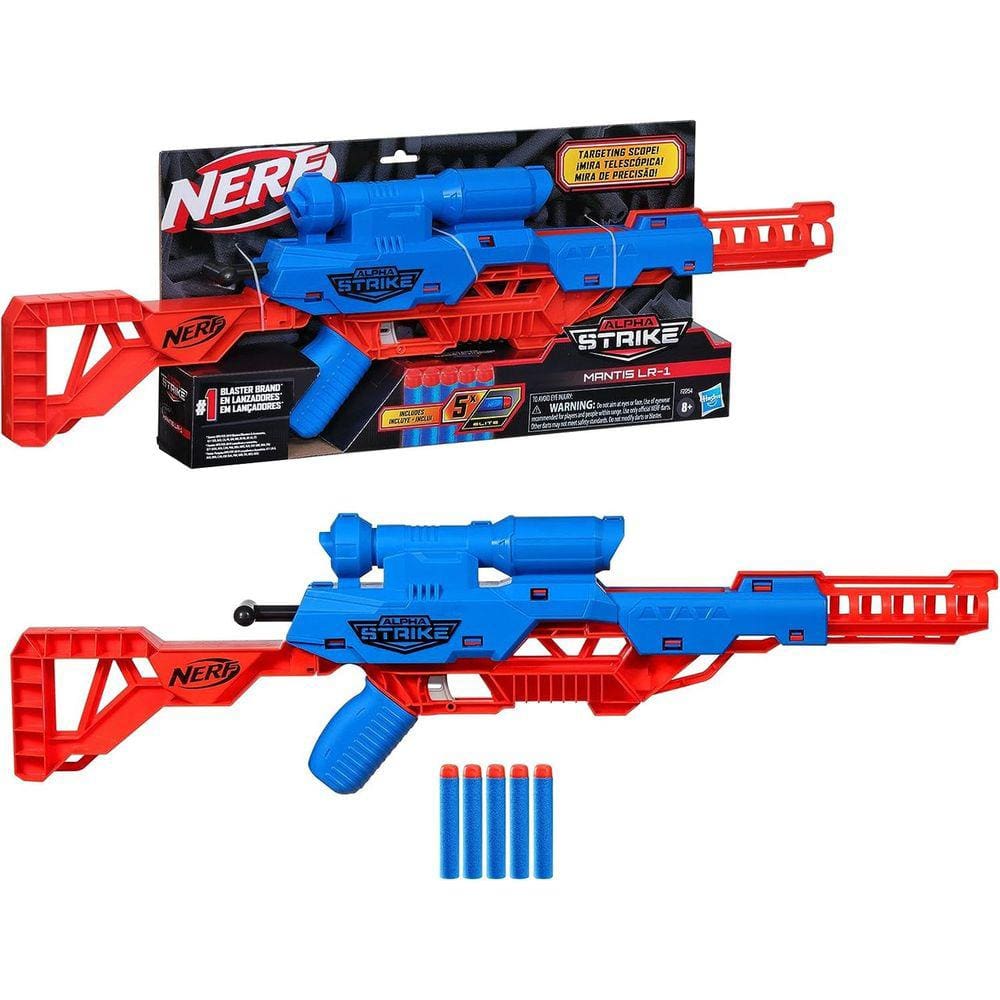 Lançador Nerf Roblox MM2: Dartbringer - Hasbro 6 Peças com