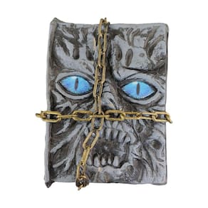 Decoração Halloween Livro Acorrentado com Som