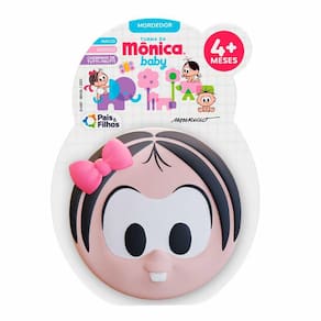 Mordedor para Bebê - Turma da Mônica Baby - Mônica - Pais e Filhos