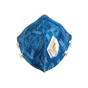 Máscara Descartável Dobrável PFF-2 C/Válvula Azul 3M