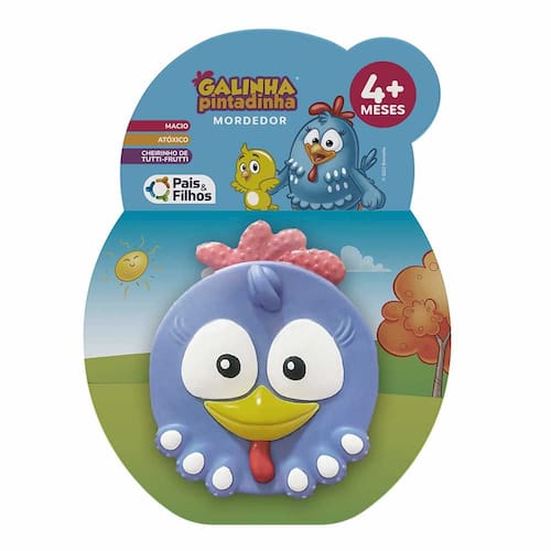 imagem-Mordedor para Bebê - Galinha Pintadinha - Pais e Filhos