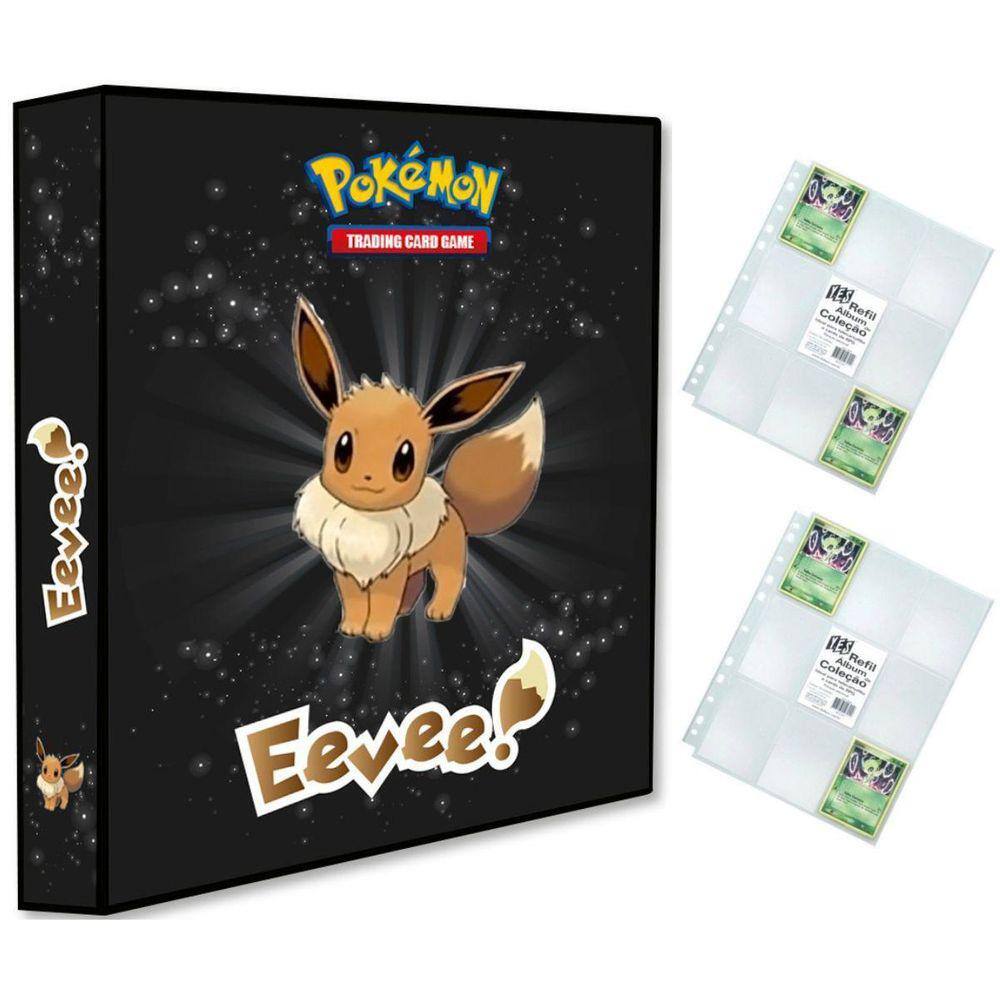 Álbum Pasta Tipo Fichário Pokémon - Golpe Fusão em Promoção na