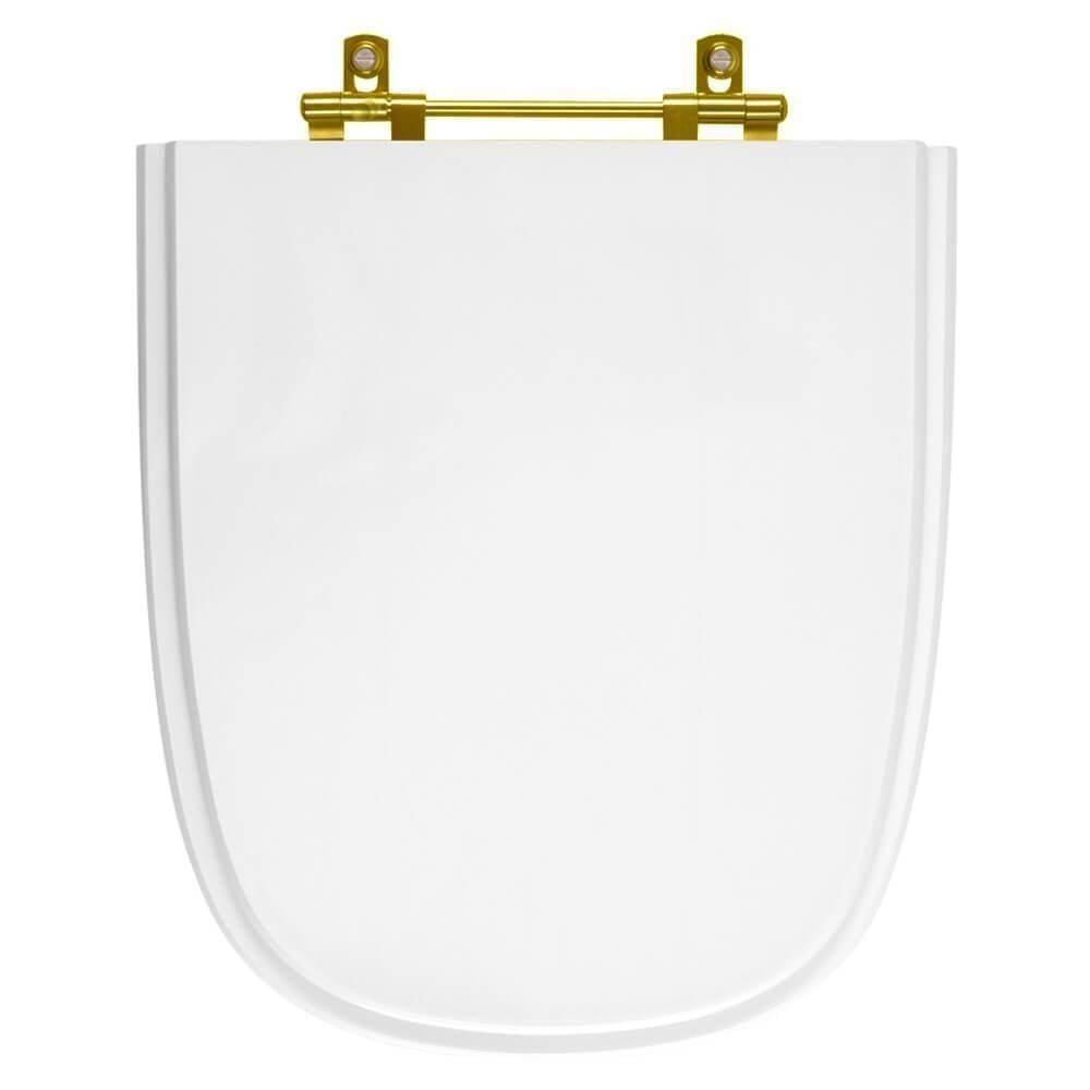 Tampa De Vaso Poliester Ibiza Branco Para Bacia