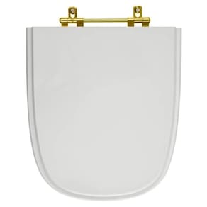 Tampa De Vaso Poliester Ibiza Cinza Platina Para Bacia