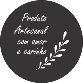 Etiqueta Adesiva Produto Artesanal 02 Redonda 3 cm 50 un.
