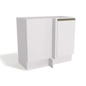 Módulo Cozinha Kappesberg Maxxi Balcão Canto Reto G748 1 Porta s/ Tampo 98cm Polipropileno Branco