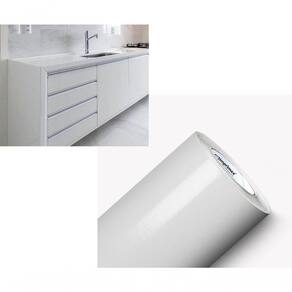 Envelopamento Adesivo Vinil 15mx50cm Branco