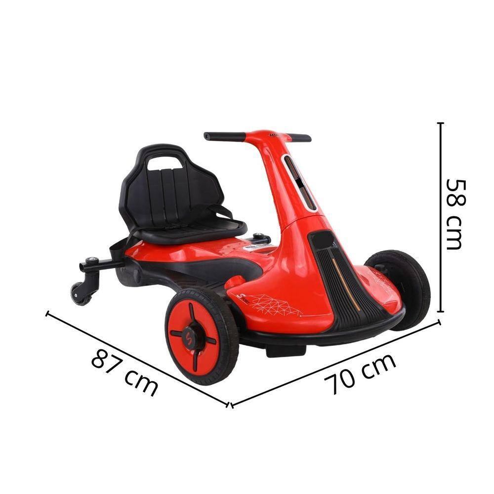 Carrinho Triciclo Elétrico de Drift Infantil 250w com Kit de Proteção BW229  IMPORTWAY