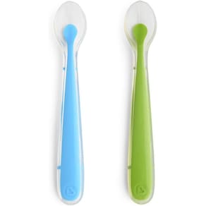 Colheres de Silicone Azul e Verde - Munchkin