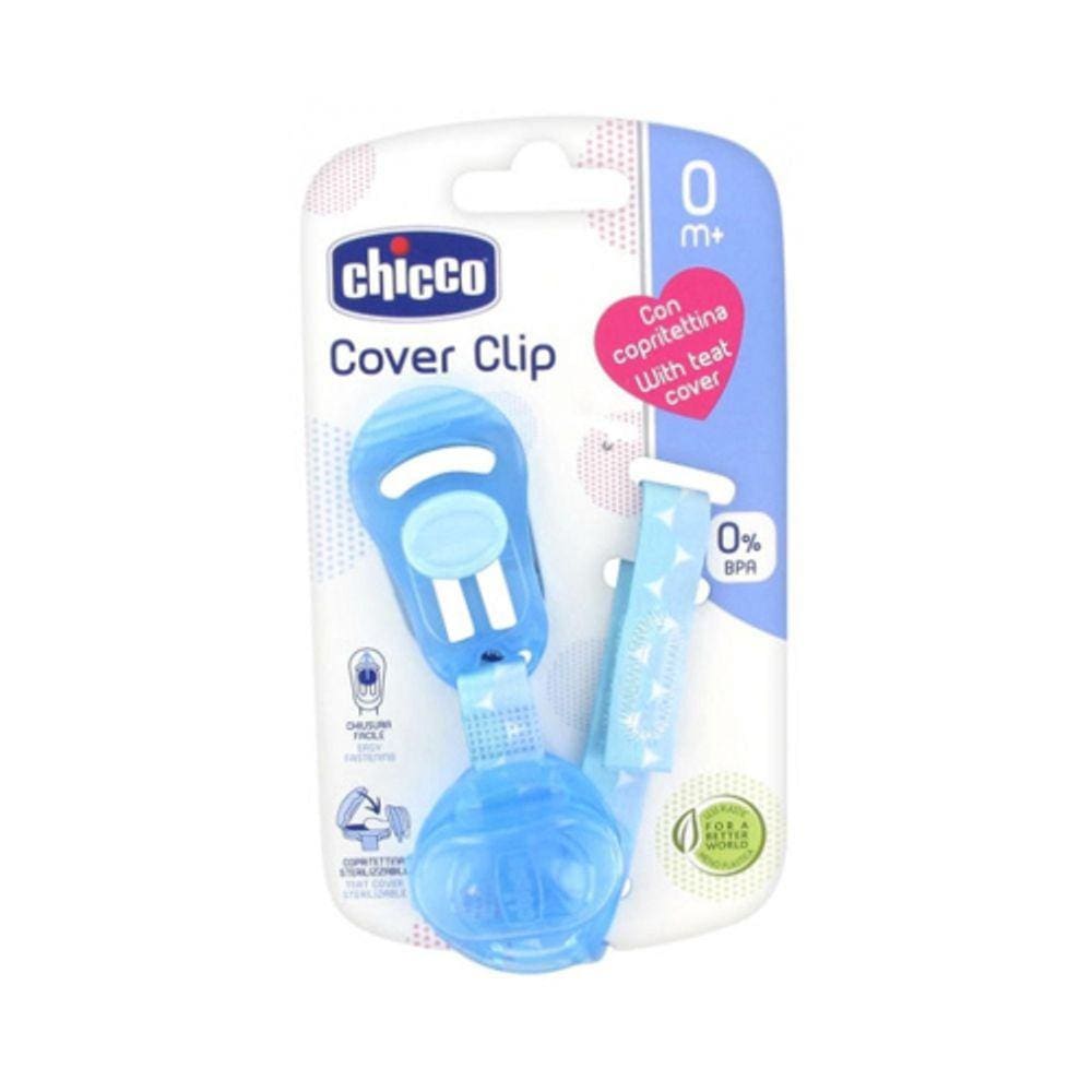Clip Protetor de Chupeta Azul - Chicco