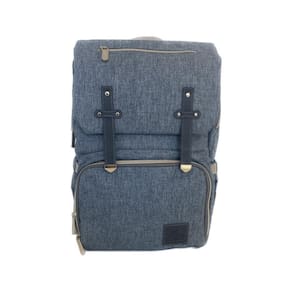 Mochila Maternidade Ayane - Laço Bebê - Cinza