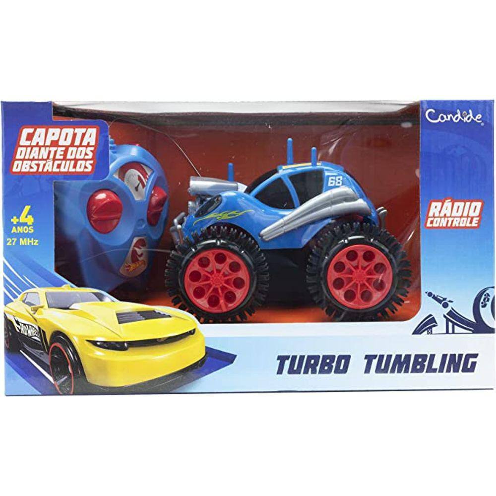 Carrinho de Controle Remoto - Hot Wheels - Capota Azul - Candide