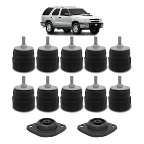 Kit Coxim Cabine + Radiador Chevrolet Blazer 1995 Até 2011