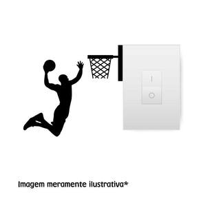 Adesivo Para Interruptor Jogador De Basquete