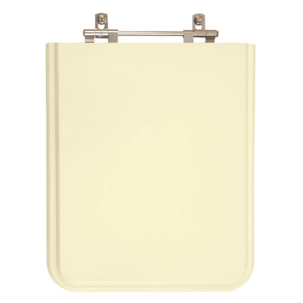 Assento Sanitário Acrílico Square Bege Para Vaso Cidamar