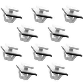 Kit 10 Grampos Presilhas Para Friso Lateral Carens Optma Sorento Soul Sportage