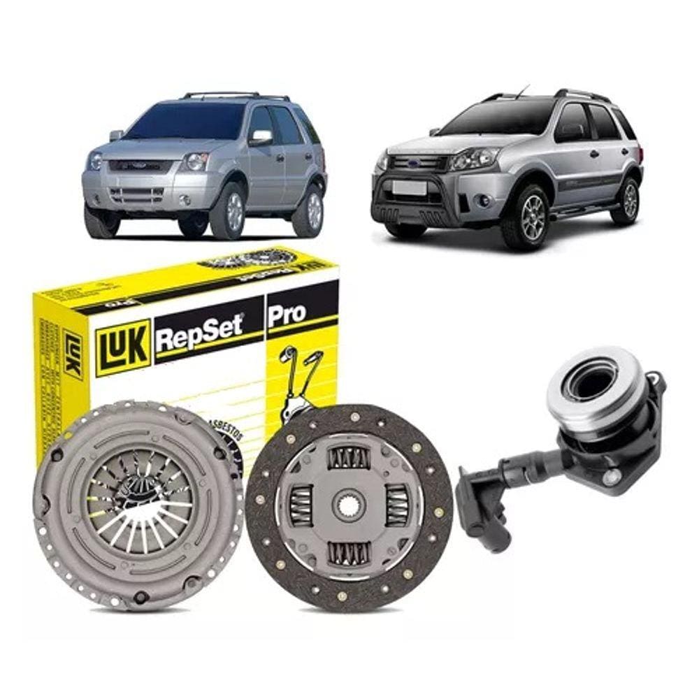 Embreagem Ford Ecosport Xls XL XLT 1.0 1.6 2003 Até 2012 Kit Completo